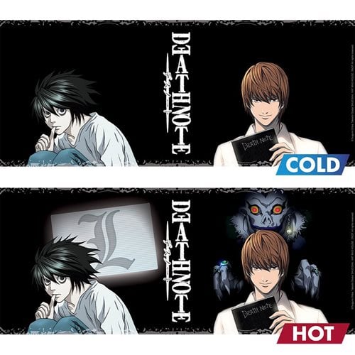 Death Note Kira and L Heat Change Mug