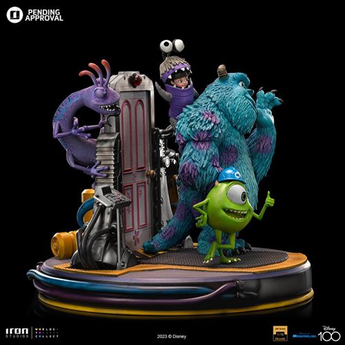 Disney 100 Monsters Inc. Deluxe Limited Edition Classics Diorama Series 1:10 Art Scale Statue