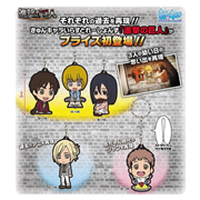 Attack on Titan Characters Rubber Key Chain Half Case