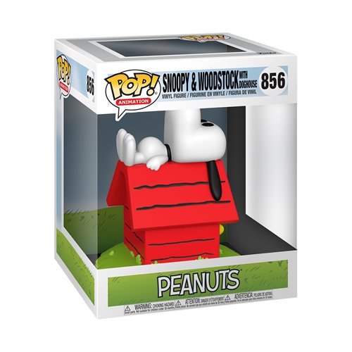 Peanuts Snoopy on Doghouse Deluxe Pop! Vinyl Figure