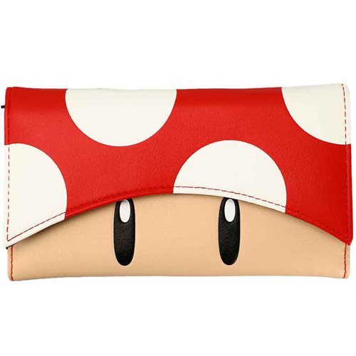 Super Mario Mushroom Bi-Fold Wallet