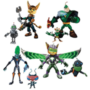 Ratchet and Clank Series 1 Action Figure Set