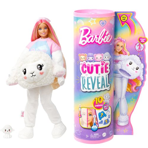 Barbie Cutie Reveal Cozy Cute Tees Lamb Doll