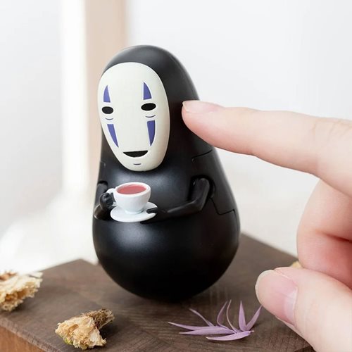 Spirited Away No-Face with Teacup Roly Poly Tilting Figure