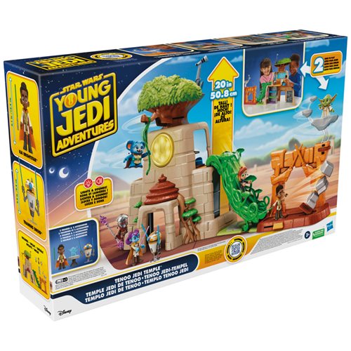 Star Wars Young Jedi Adventures Tenoo Jedi Temple 20-Inch-Tall Playset