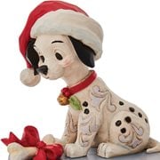 Disney Traditions 101 Dalmatians Lucky Christmas Statue