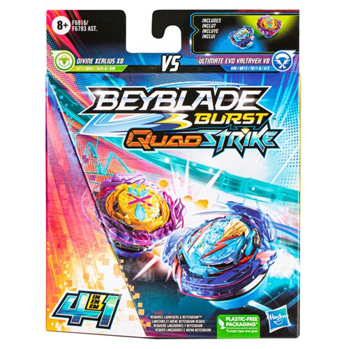 Beyblade Burst QuadStrike Spinning Top Dual Pack Wave 2 Case