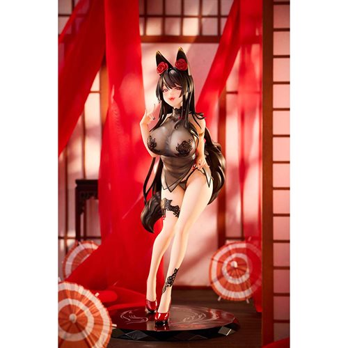 TACCO Illustration Rose Fox Girl Blooming in Midwinter Version 1:6 Scale Statue