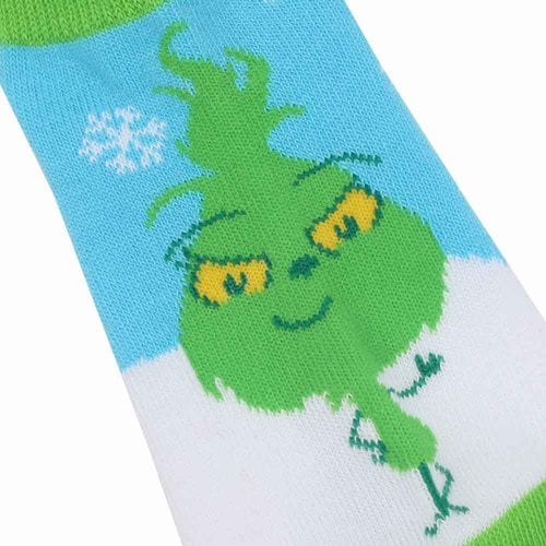 Dr. Seuss The Grinch Chibi Youth Ankle Sock 6-Pack