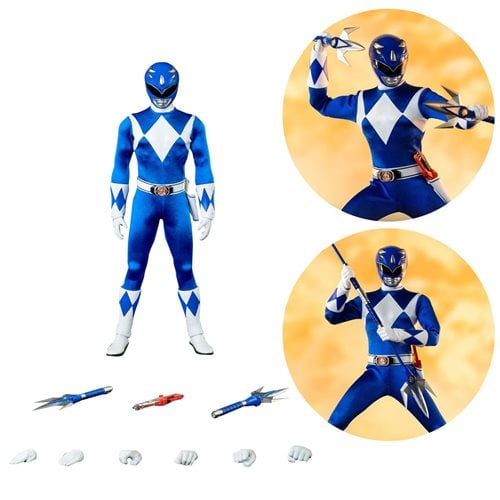Mighty Morphin Power Rangers Blue Ranger FigZero 1:6 Scale Action Figure