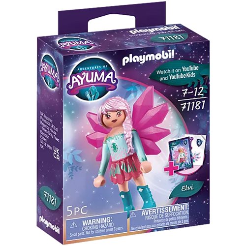 Playmobil 71181 Adventures of Ayuma Crystal Fairy Elvi 3-Inch Action Figure