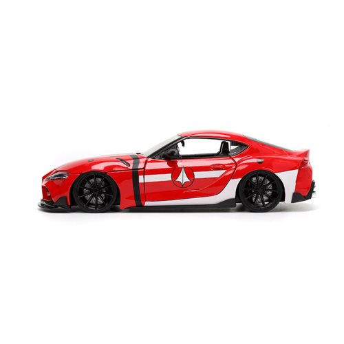 Robotech Hollywood Rides 2020 Toyota Supra 1:24 Scale Die-Cast Metal Vehicle with Miriya Sterling Fi