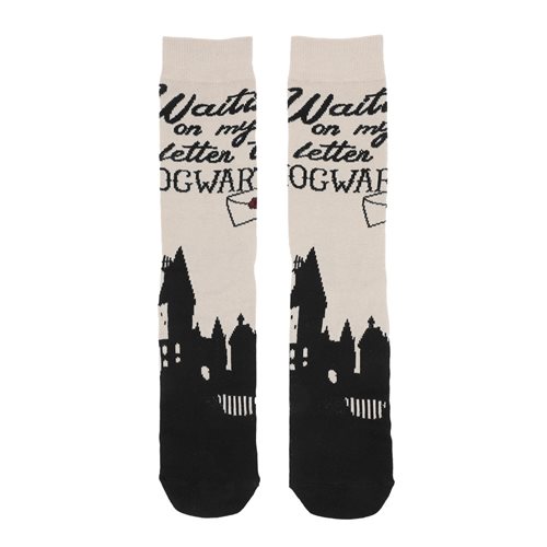 Harry Potter Hogwarts Crew Sock 6-Pack with Tin Tote
