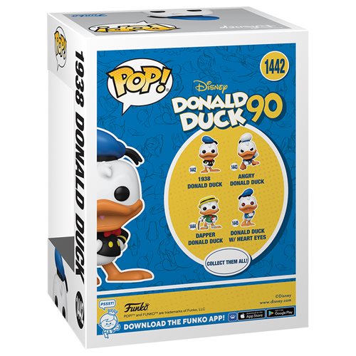 Donald Duck 90th Anniversary 1938 Donald Duck Funko Pop! Vinyl Figure #1442