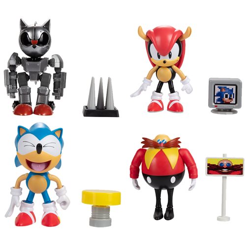 Sonic the Hedgehog 4-Inch Action Figures with Accessory Wave 5 Case of 6