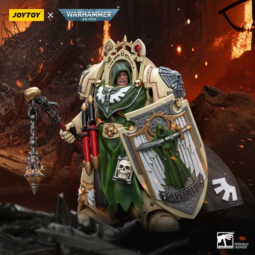 Joy Toy Warhammer 40,000 Dark Angels Deathwing Knight Master with Flail of the Unforgiven 1:18 Scale