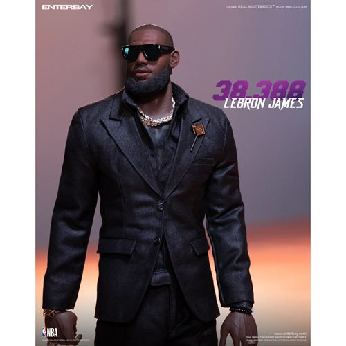 NBA Lakers LeBron James Real Masterpiece Special Edition 1:6 Scale Action Figure