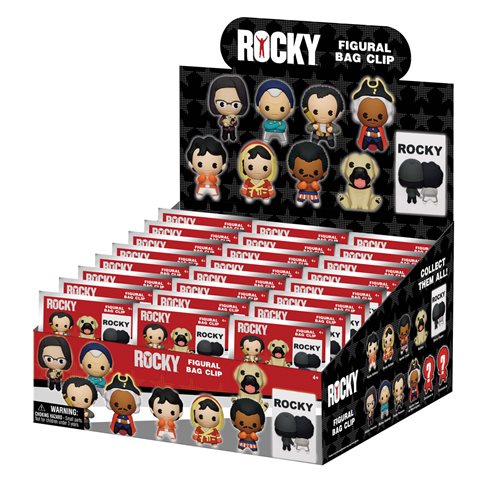 Rocky 3D Foam Bag Clip Random 6-Pack