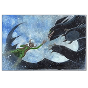 How To Train Your Dragon The Night Fury Paper Giclee Print