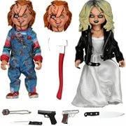 Bride of Chucky Chucky and Tiffany 8-Inch Scale Clothed Action Figure 2-Pack, Not Mint
