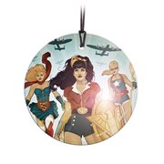 DC Bombshells DC Women StarFire Prints Hanging Glass Ornament