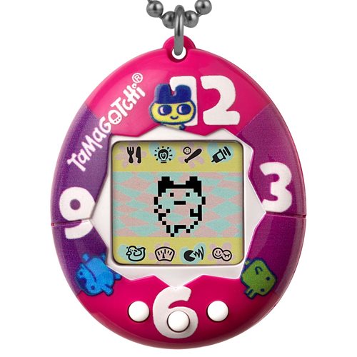 Tamagotchi Classic Purple Pink Clock Electronic Game