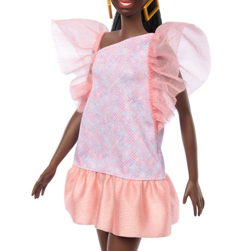 Barbie Fashionistas Doll #216 with Pink and Peach Party Dress