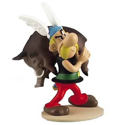 Asterix and Boar Statue