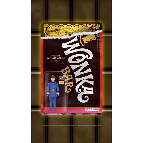 Willy Wonka and the Chocolate Factory Violet Beauregarde 3 3/4-Inch ReAction Figure