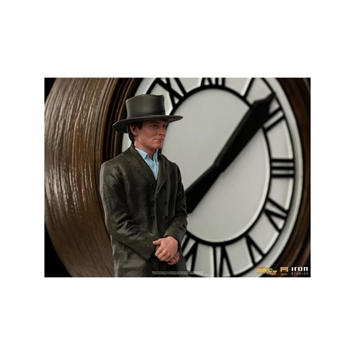 Back to the Future Part III Marty and Doc at the Clock 1:10 Art Scale Limited Edition Statue
