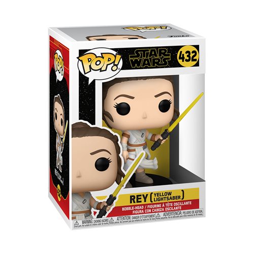 Star Wars: The Rise of Skywalker Rey with Yellow Saber Pop! Vinyl Figure