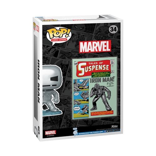 Marvel Tales of Suspense #39 Iron Man Funko Pop! Comic Cover Figure #34 with Case