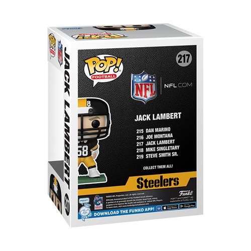 NFL: Legends Jack Lambert (Steelers) Funko Pop! Vinyl Figure