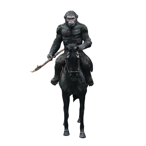 War for the Planet of the Apes Caesar with Spear Soft Vinyl Statue