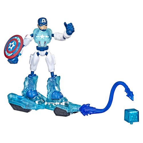 Avengers Bend and Flex Mission Ice Mission Captain America Action Figure
