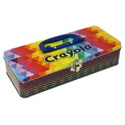 Crayola Crayon Tin Long Tool Box with Handle