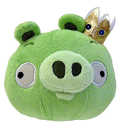 Angry Birds King Pig 16-Inch Plush