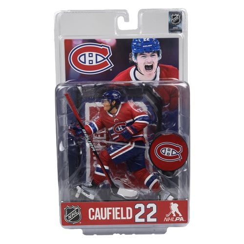 NHL SportsPicks Montreal Canadiens Cole Caufield 7-Inch Scale Posed Figure Case of 6