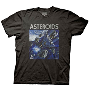 Atari Asteroids Game Black T-Shirt