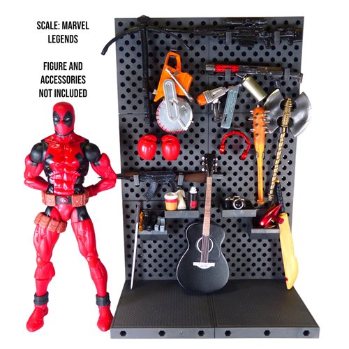 Super Action Stuff! Ultimate Weapons Rack Modular Display Accessory