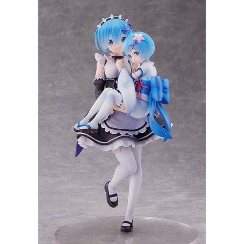 Re:Zero - Starting Life in Another World Rem and Childhood Rem 1:7 Scale Statue