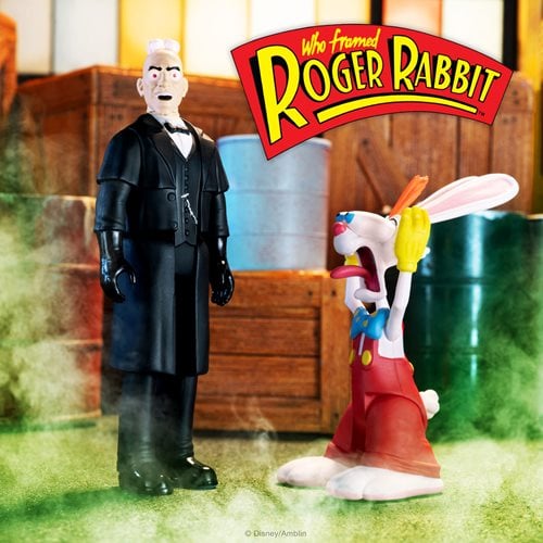 Who Framed Roger Rabbit Roger Rabbit and Judge Doom 3 3/4-Inch ReAction Figure 2-Pack - SDCC Exclusi