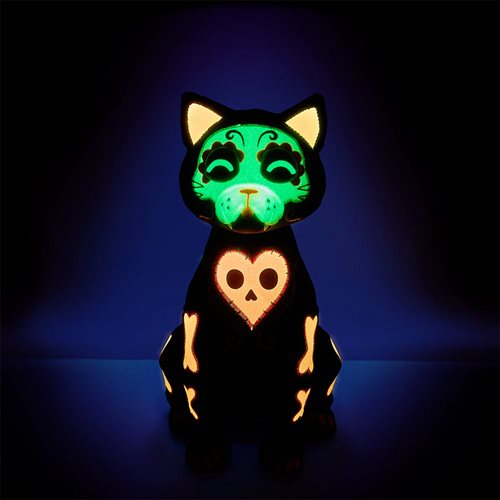 Día de los Muertos Cat Glow-in-the-Dark 13-Inch Plush