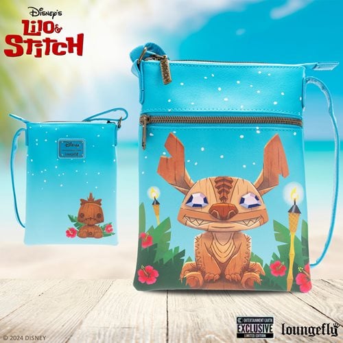 Lilo and Stitch Tiki Stitch Passport Bag - Entertainment Earth Exclusive