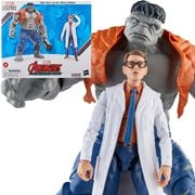 Avengers 60th Anniversary Marvel Legends Gray Hulk and Dr. Bruce Banner 6-Inch Action Figures, Not Mint