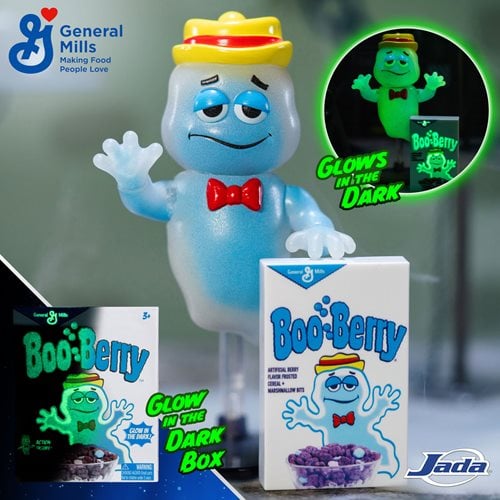 General Mills Boo Berry 6-Inch Scale Glow-in-the-Dark Action Figure - Exclusive