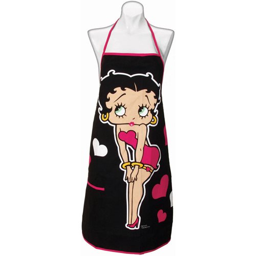Betty Boop Hearts Cook's Apron with Pocket