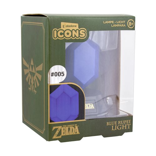 Legend of Zelda Blue Rupee Icon Light