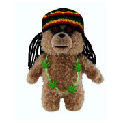 Ted Rastafarian 8-Inch Talking Plush Teddy Bear