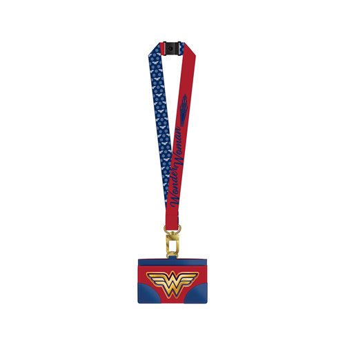 Wonder Woman Deluxe Lanyard with Card Holder